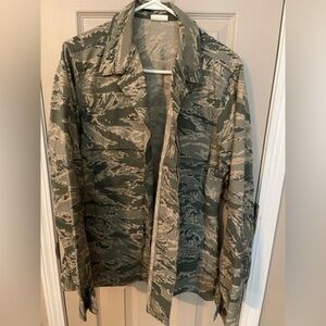 Coat Man’s Utility Air Force Camouflage Pattern Jacket